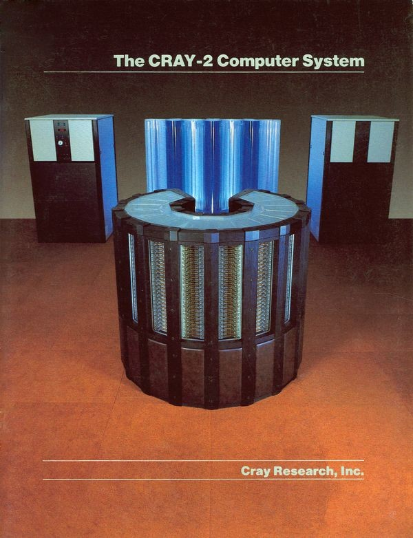 A picture of the Cray-2.