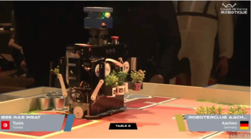 IEEE INSAT autonomous Eurobot project preview