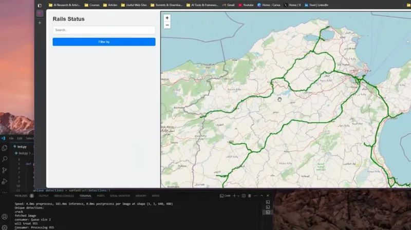 Rerail railway track inspection project preview